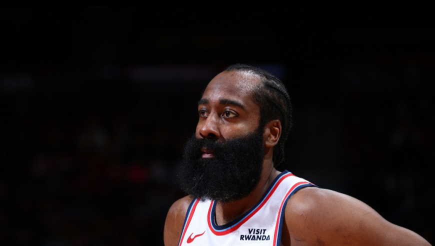 六连胜被终结，科林斯23分，哈登效率不佳，快船惨败公牛