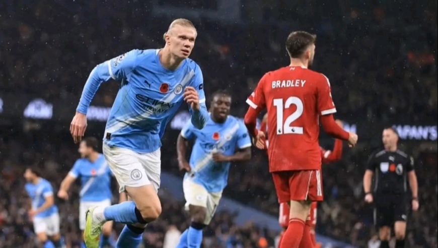 瓜帅雨中疯狂庆祝！哈兰德头球破门+多库世界波，曼城3-0利物浦