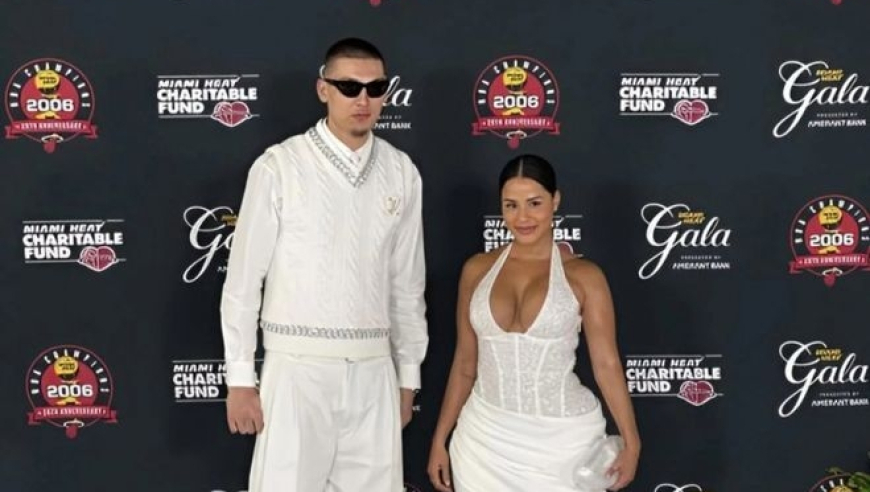 希罗和未婚妻出席活动！她被誉为洛杉矶翘臀女王 美媒：人生赢家