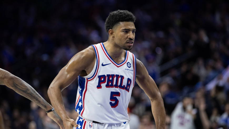 76人vs奇才末节生死时刻：格莱姆斯连中关键三分 奇才球迷倒戈