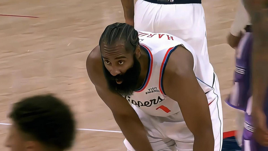 一节打崩！哈登+莱昂纳德无解单打 快船轰15-2领先国王18分全过程