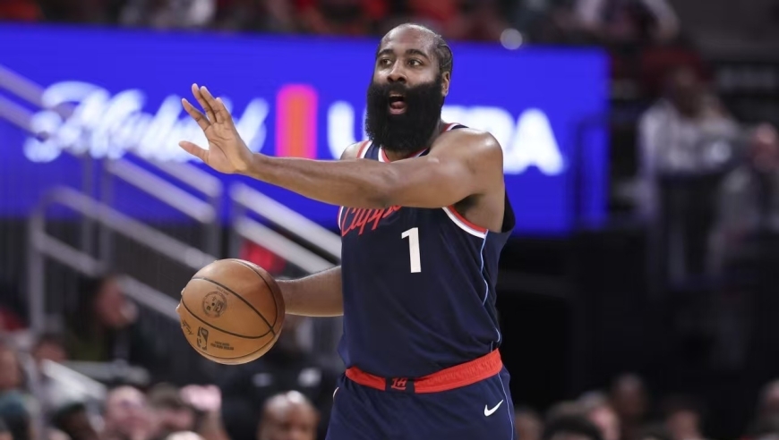 哈登轰32+10总得分升历史第九！小卡连续21场20+，三球24投25分太铁