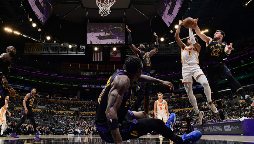 【集锦】老鹰116-141湖人 杰伦-约翰逊仅13分东契奇独揽27+5+12