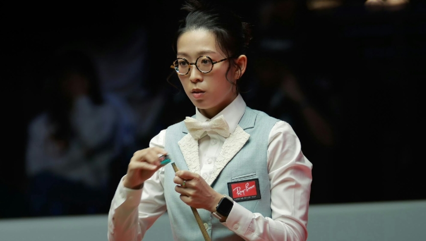 本赛季女子选手首杆破百！吴安仪解决四颗贴库球，轰高难度单杆113分！