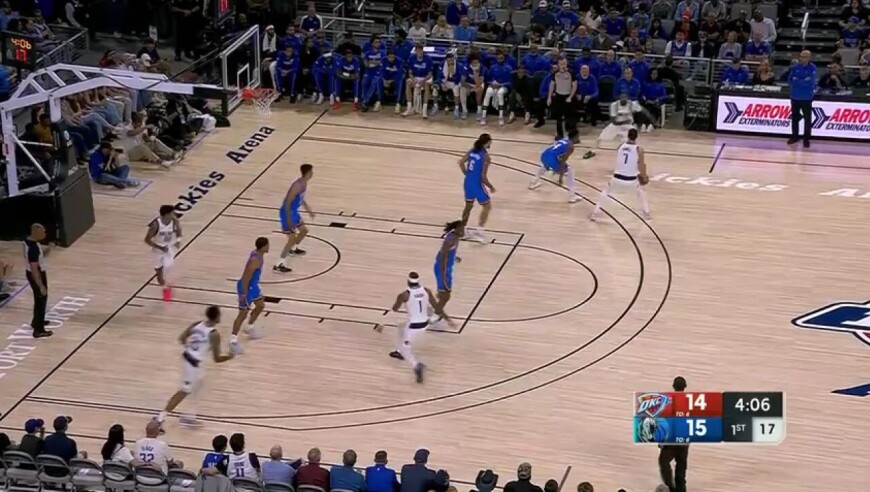 【回放】NBA季前赛：雷霆vs独行侠第1节中文解说回放