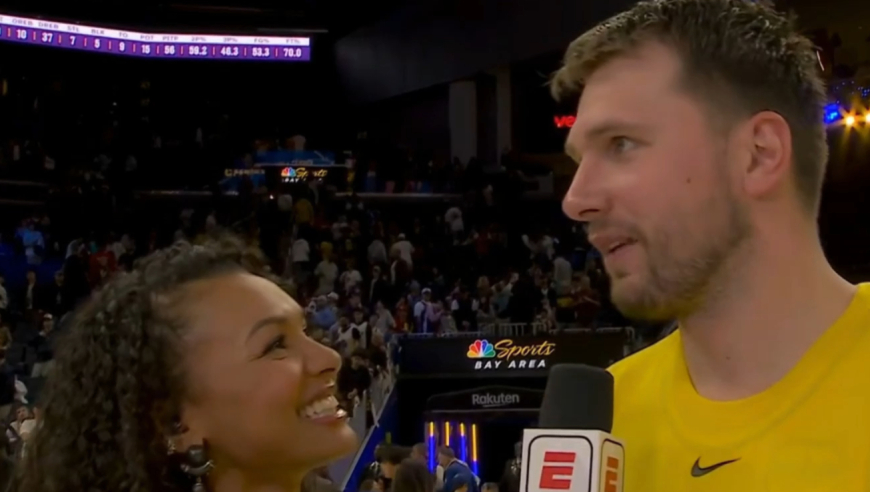 东契奇：这是我们三人打得最好比赛之一 没人送我生日礼物太离谱