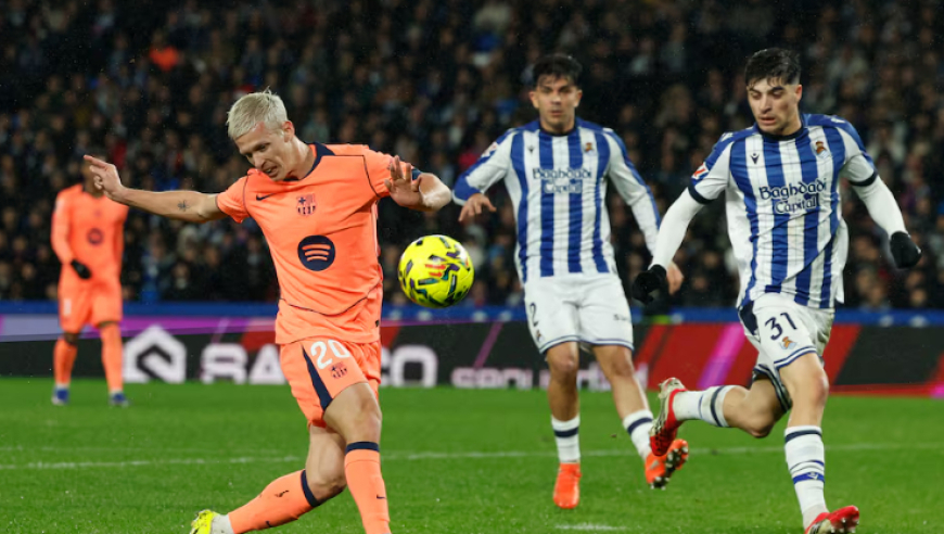 西甲：巴萨1-2终结联赛9连胜 拉什福德破门3进球被判无效