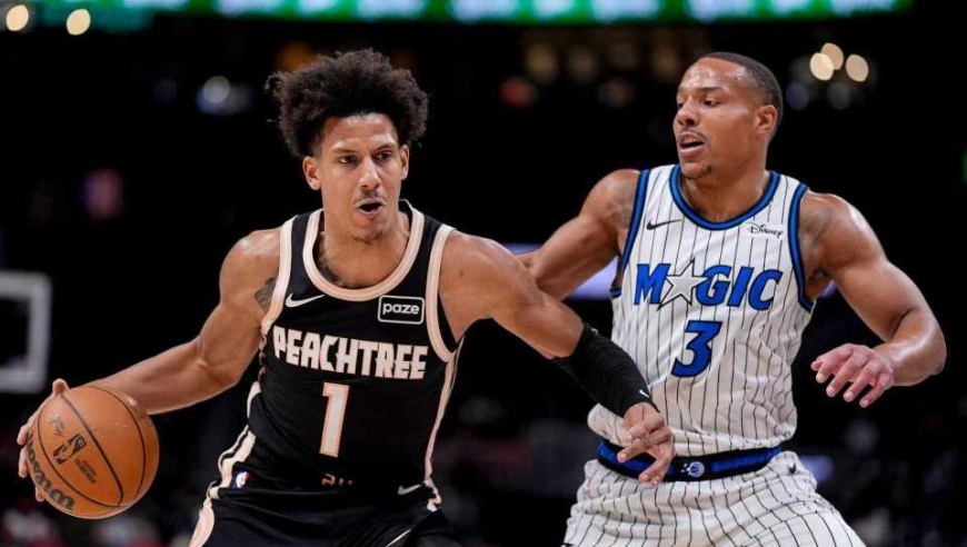 老鹰10连胜终结魔术7连胜 沃克41+9三分生涯新高杰伦24+15+13