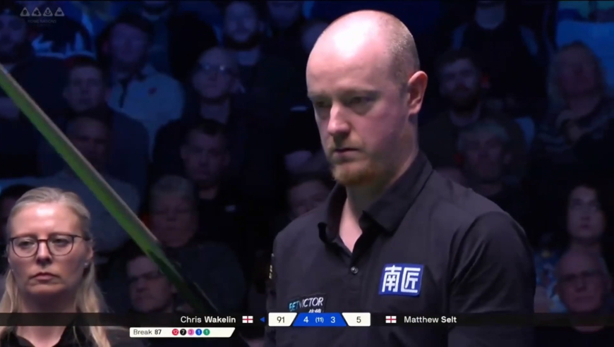 再轰破百先到赛点！韦克林轰单杆104分，5-3领先塞尔特