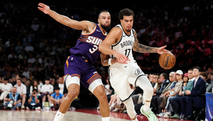 NBA中国赛：马丁罚球绝杀篮网逆转太阳 曾凡博未获出场机会