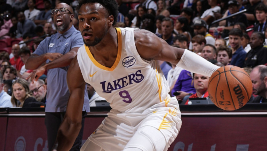 NBA夏联：詹姆斯观战湖人惜败快船 布朗尼17+5+5克内克特15中3