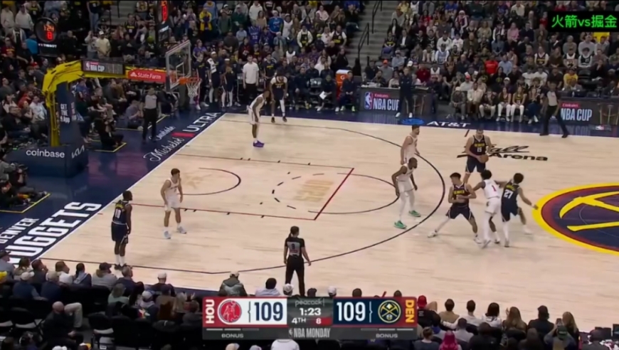 全场起立观看！原声还原火箭掘金生死时刻，裁判抢戏毁掉申京的绝杀
