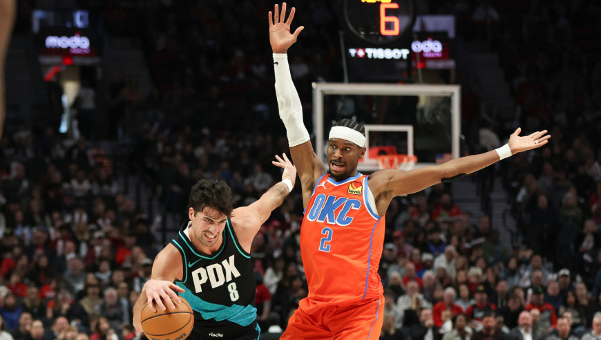 杨瀚森0分1板！雷霆六人上双力克开拓者取12连胜 阿夫迪亚31+19+10