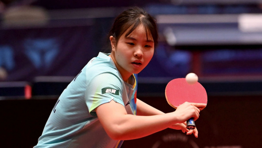 狂轰9-2！国乒削球天才少女彻底杀疯了，无解发球让人琢磨不透