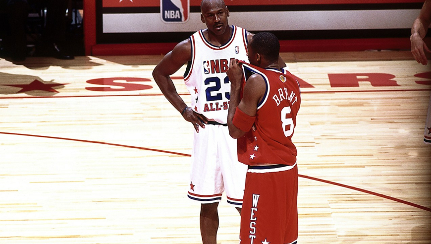 乔丹的最后一届！03年NBA全明星十佳球：乔丹极限后仰跳投