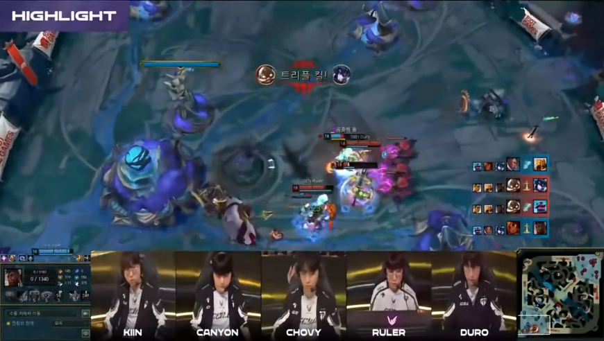 GEN vs HLE次局集锦：GEN有惊无险横扫对手