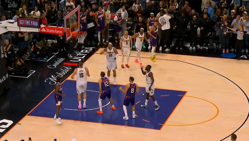 掘金太阳生死时刻：约基奇接穆雷传球准绝杀 布克投丢三分反绝杀