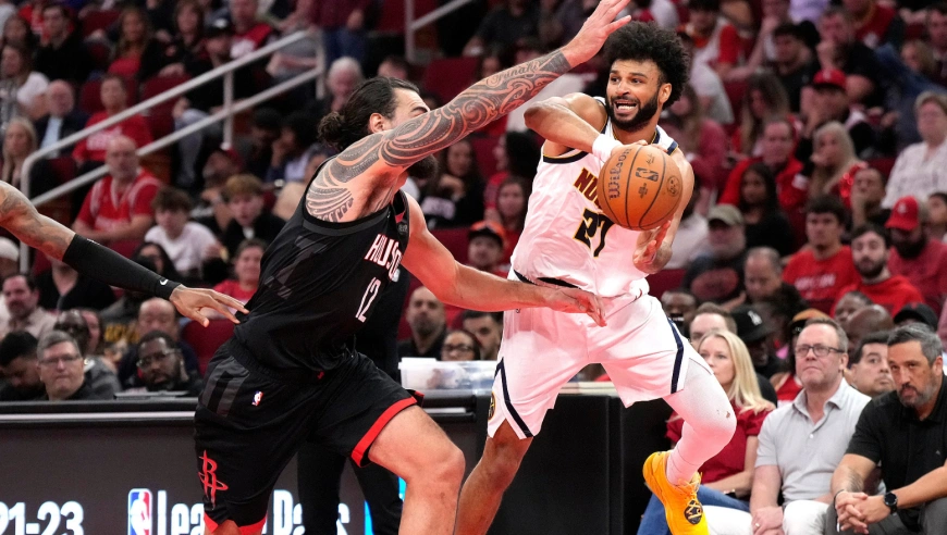 掘金火箭生死时刻：杜兰特遭严防无出手机会 申京半场超远绝平打铁