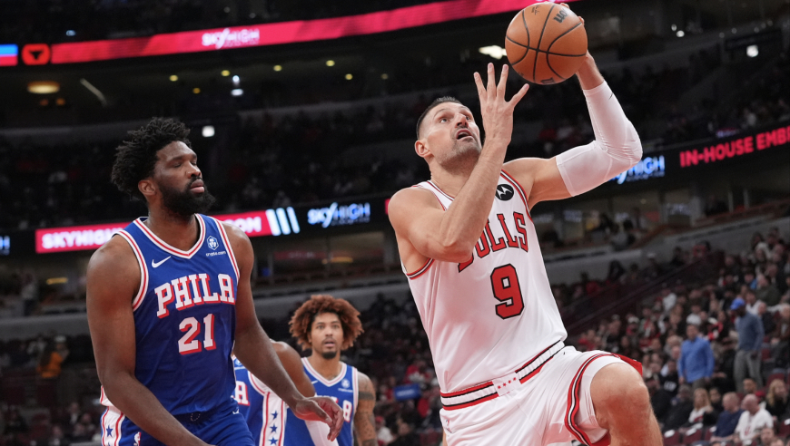 76人公牛决胜时刻：恩比德接连犯错 武切维奇3.2秒三分准绝杀