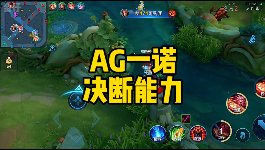 王者荣耀：20分钟风暴龙王成都AG一诺决策，你看到的正是我想让你看到的