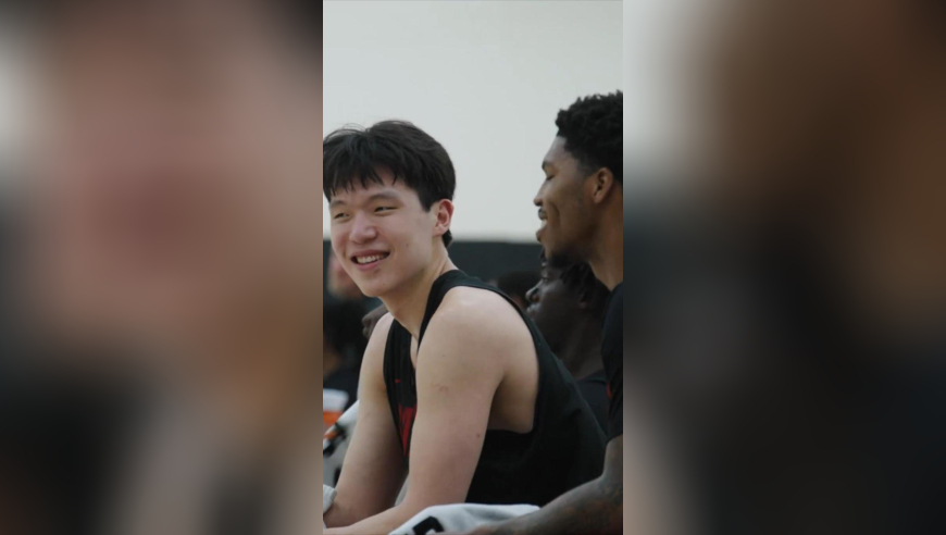 杨瀚森NBA训练日记：首次合练轻松拿捏