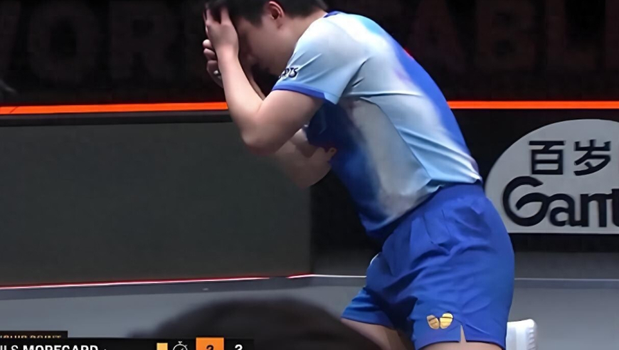 张本智和跪地捂脸！现场摆造型为教练儿子庆生，4次致敬樊振东