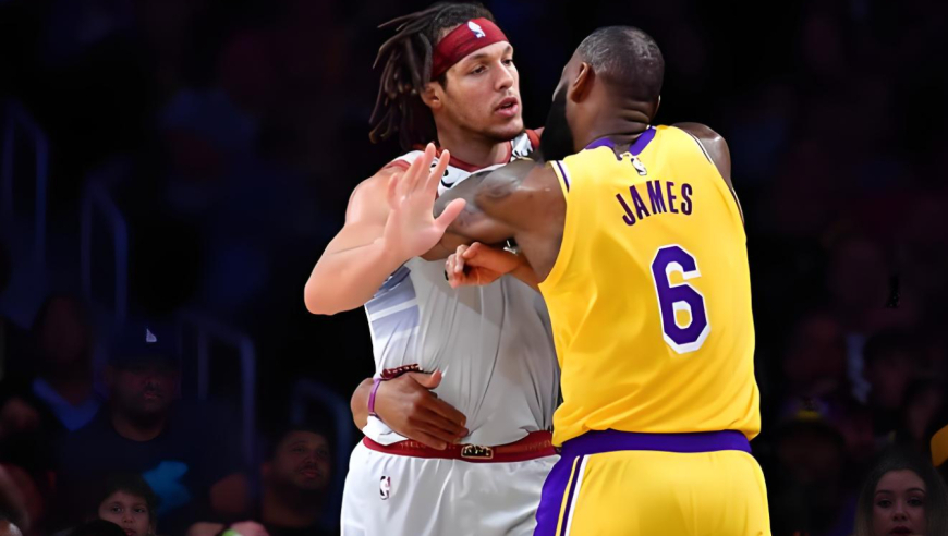 NBA名场面：回顾2023年西决湖人詹姆斯与掘金戈登爆发冲突全过程