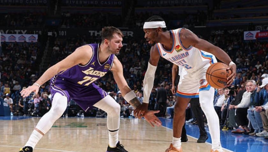 亚历山大30+5+9比肩威少，卡鲁索锁东契奇手刃旧主，雷霆狂胜湖人