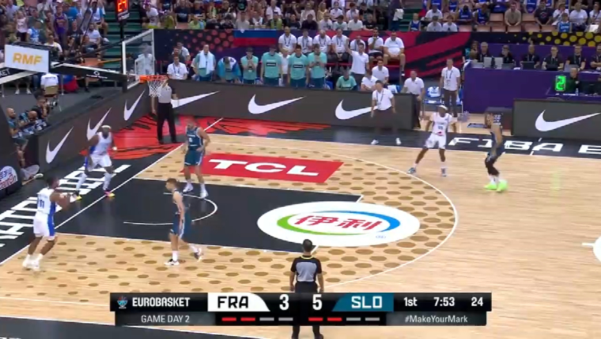 39+8+9！东契奇个人极致表演看懵法国男篮，太牛了