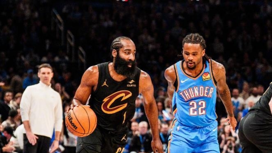 重返故地吞首败！米神哑火哈登20+5+9+5失误，雷霆终结骑士7连胜