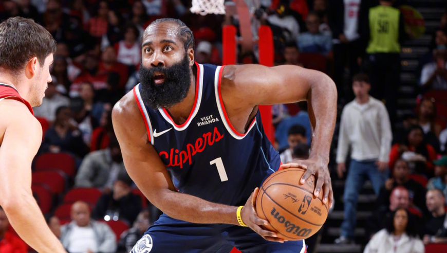 哈登22分7助，快船惜败火箭！杜兰特仅16分，一战可以看清四个事实