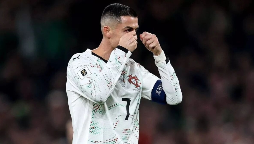 肘击对手！C罗国家队生涯首次染红 葡萄牙无缘提前晋级世界杯