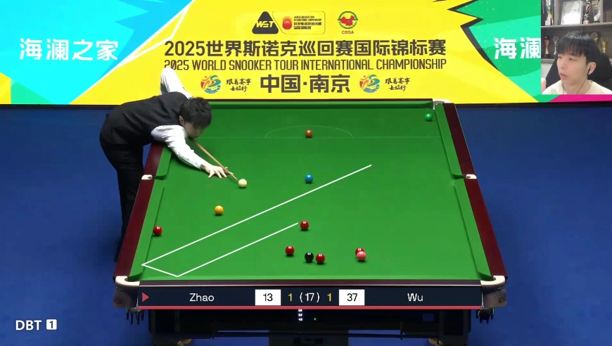 这球型也能干完，赵心童国锦赛半决赛乱局逆转，有火箭的味道