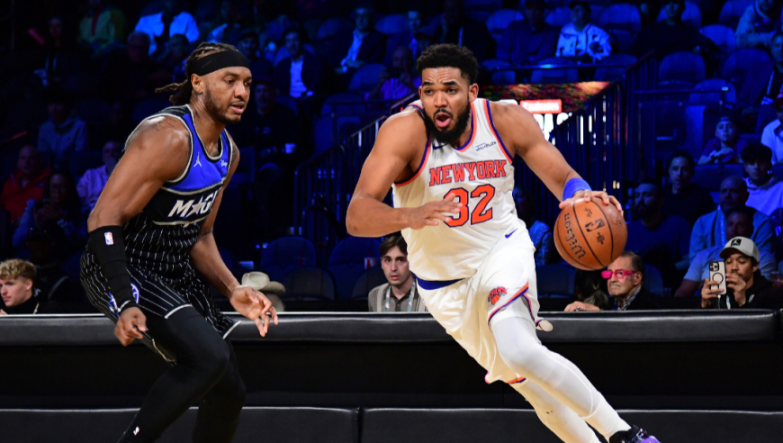 尼克斯唐斯vs魔术29分全过程：11中9能突能投+最佳扣篮被犯规阻止