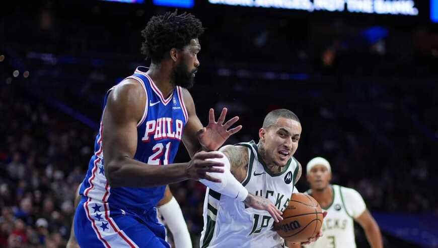 76人三巨头83分大胜三杀雄鹿 恩比德29+9乔治32分特纳31分