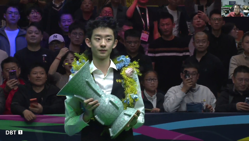 2025斯诺克国锦赛：吴宜泽10-6希金斯，职业生涯首冠来了
