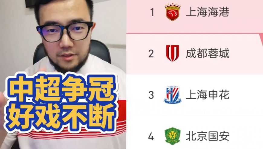 潘谈中超 | 中超争冠好戏不断，绝平绝杀剧本炸裂
