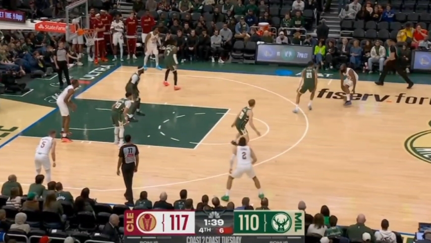 拒绝逆袭!哈登米切尔联手击败雄鹿!回顾比赛最后5分钟