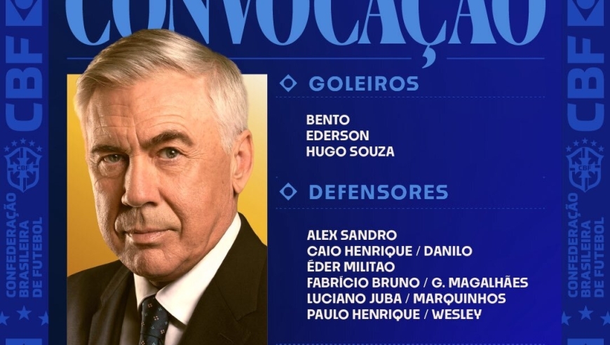 巴西队最新大名单！内马尔缺席，安东尼5球2助攻不被安切洛蒂信任