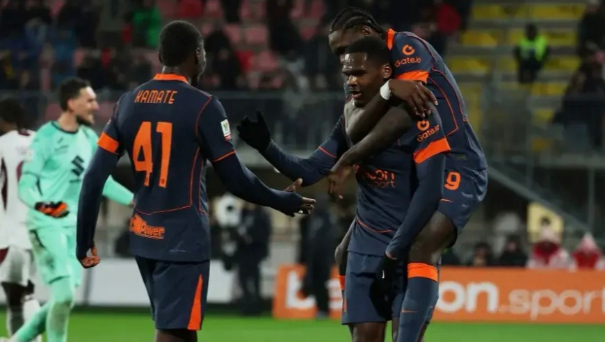 意大利杯：国米2-1都灵晋级4强 博尼、迪乌夫破门 图拉姆送助攻