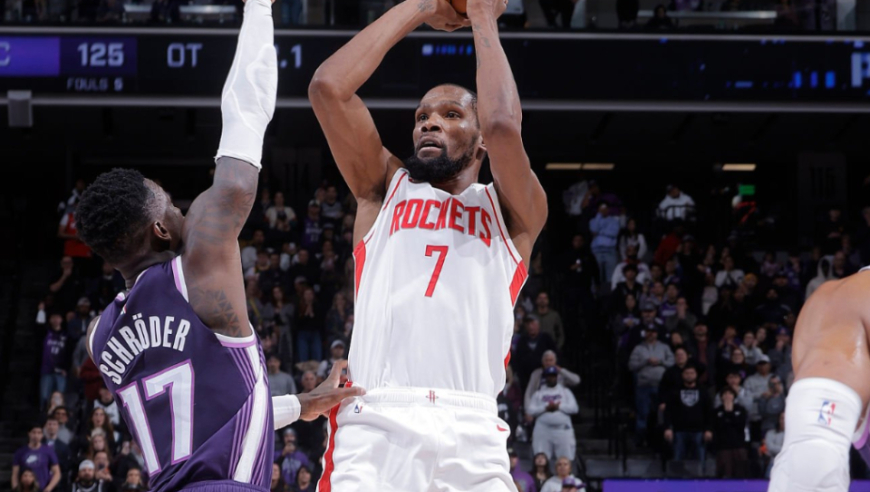 NBA官方实力榜：雷霆10连榜首火箭降至第6 湖人第7快船跌第27