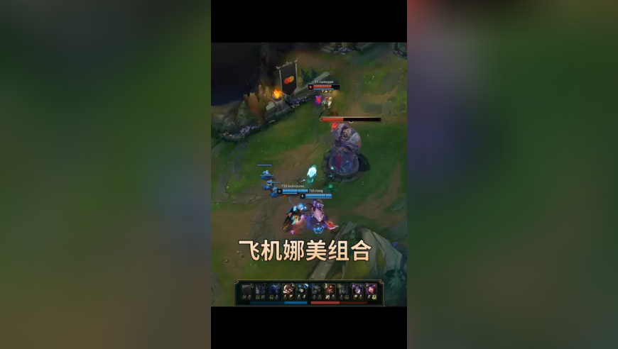 TES 飞机娜美组合 T1 皇子加里奥