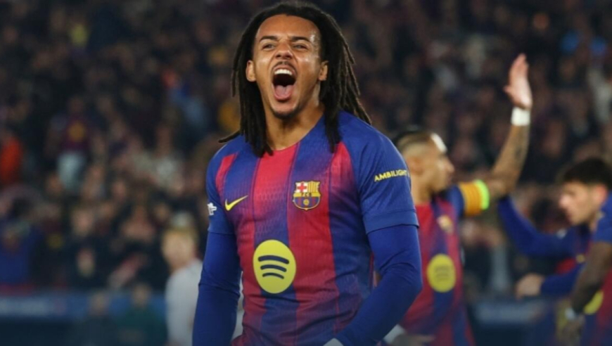 欧冠-巴萨2-1逆转法兰克福，孔德头球双响，亚马尔、拉什福德献助攻