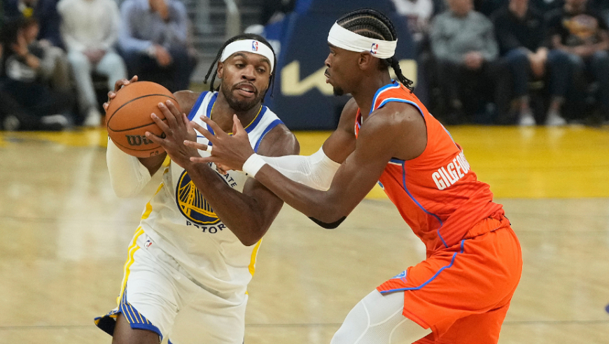 夸张勇三疯！完全残阵勇士第三节轰出35-14从落后22分追平雷霆