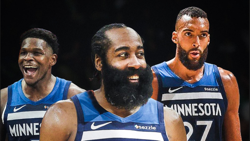 哈登去森林狼是最优选择？美媒列三方交易方案：与保罗一起联手华子冲冠