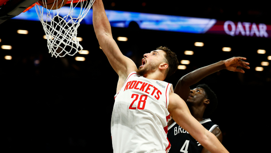 火箭申京复出战vs篮网20分6助攻集锦：12投8中+转身华尔兹美如画