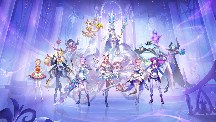 【香水宝石集合！天晶幻彩星光炮】淘汰特效 预览