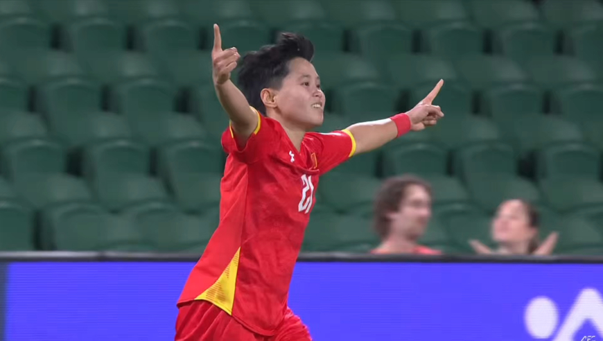 女足亚洲杯越南2-1印度，颜氏文苏双响+94分钟绝杀