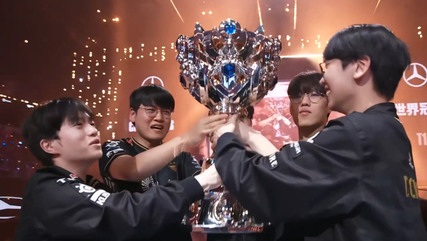 T1夺冠，Faker开心飙中文，小吕布FMVP，自称最强AD