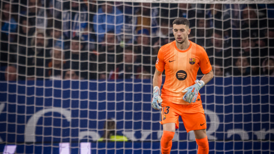 巴萨2-0西班牙人全场集锦：奥尔莫、莱万破门 加西亚献神扑